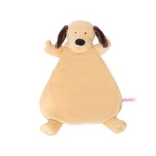 WubbaNub Brown Puppy Lovey 8 inches, Beige