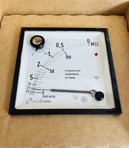 SACI Serie Naval IAC3VA Marine Insulation Indicator, In Box Unit Only, VGC