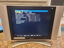 MINT GAMING TV Sharp Liquid Crystal TV Model LC-20SH6U.