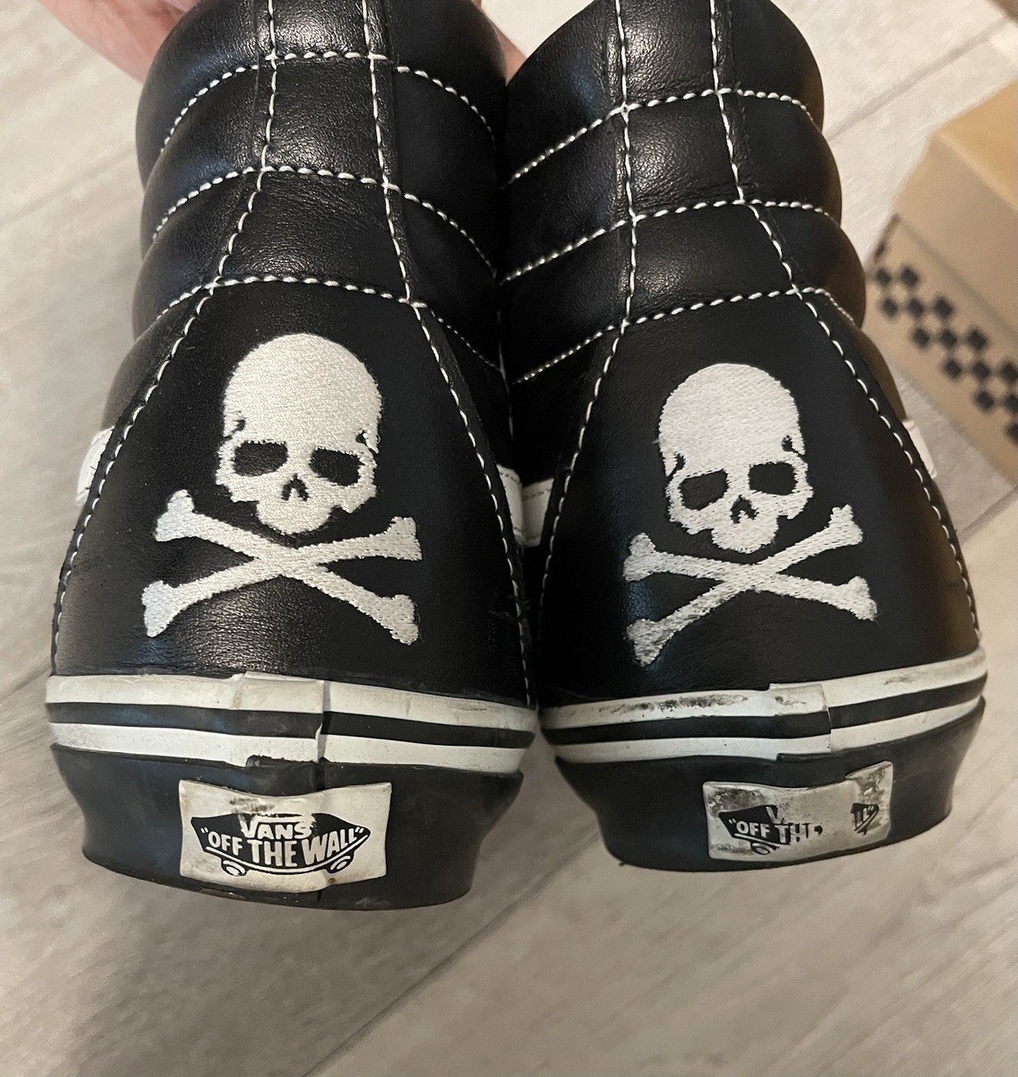 RARE Mastermind Japan X Vans Sk8 Hi 2016 Premium Leather Size 10