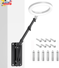 Ring Light Wall Mount Boom Arm 51Inch/130Cm Adjustable Triangle Wall Mounted Su