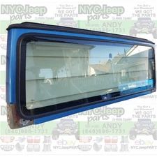 Factory OEM 03-06 Jeep Wrangler TJ WINDSHIELD FRAME + FREE GLASS Intense Blue