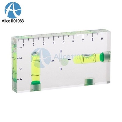 Mini Level High   Transparent Two Direction Magnetic Level Bubble Scale #fv