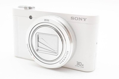 SONY Cyber-Shot DSC-WX500 Camera 18.2MP 30x White With Battery