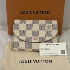 Louis Vuitton Rosalie Coin Purse Damier Pink Dustbag & Box 
