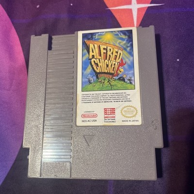 Alfred Chicken Nintendo NES 1994 Authentic Tested Works Great G2U