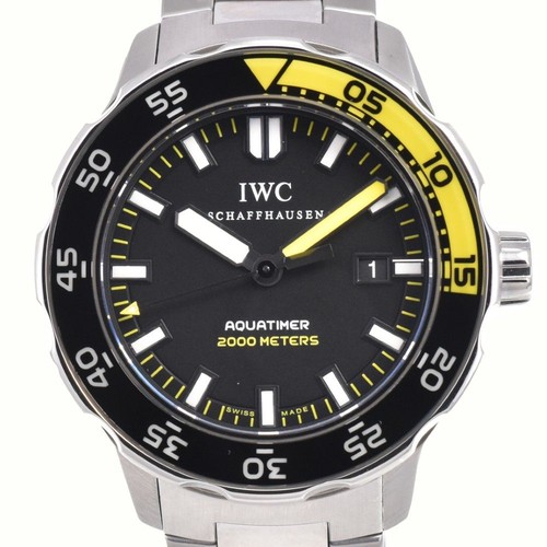 IWC Aquatimer IW356801 Men’s 44mm Automatic Black Dial Date Used