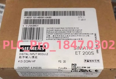 1PCS Brand New SIEMENS 6ES7131-4BD01-0AB0 Digital Input Module  Fast shipment