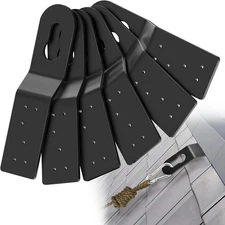 6 Pcs Roof Safety Anchor Hitch Clip, Black Roof Anchors, For Fall Protection