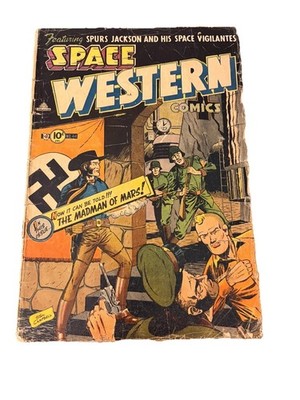 Space Western Comic # 44, 1953 Charlton Comics - Fair to reasonable Condition.