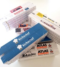 10 x Qualit&auml;ts Zollst&ouml;cke Hultafors 2m MIX Zollstock Meterstab Germany Meterst&auml;b