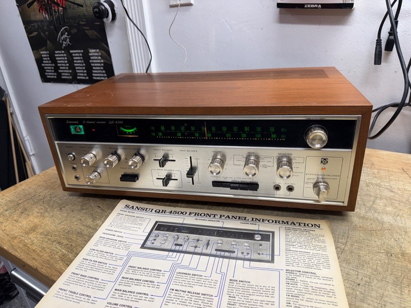 SANSUI QR-4500 RECEIVER