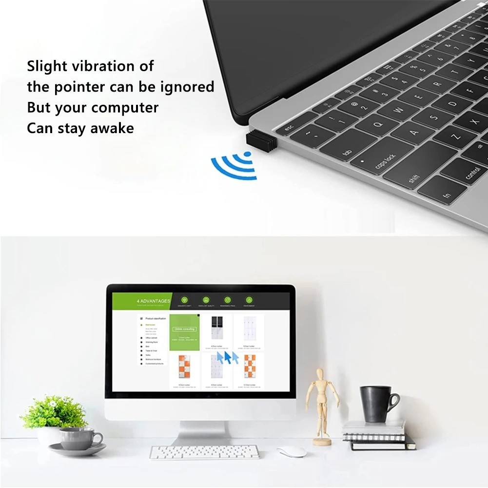 USB Mouse Jiggler with ON/OFF Switch for PC - Undetectable, Anti-Sleep image 4