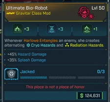 Borderlands 4 • Legendary COMs • Harlowe Bio-Robot • Jacked • Lvl 50 • PS PC XB