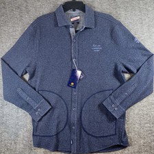 Notre Dame Johnnie-O Shacket Play Like A Champion Shirt Jacket Sz Small New 225