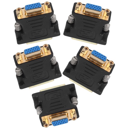 5 Pcs Computerkonvertierungskopf DVI-Stecker-Adapter DVI-zu-VGA-Adapter - 第 8/12 張圖片