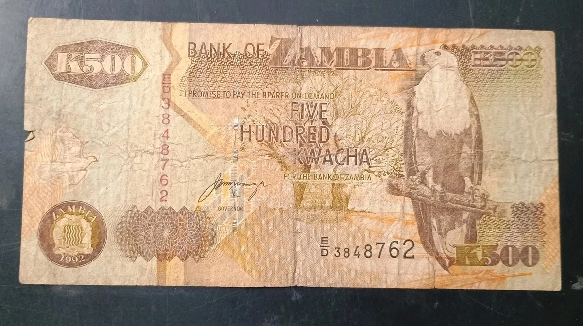 1992 Banknote Zambian Paper Money for sale | eBay