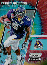 2016 Panini Prizm Draft Picks Prizms Tie Dyed #22 Chris Johnson /49 