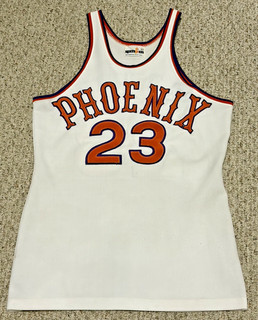 1977 79 Mike Bratz Phoenix Suns Game Worn #23 Jersey Spanjian Knit Stanford