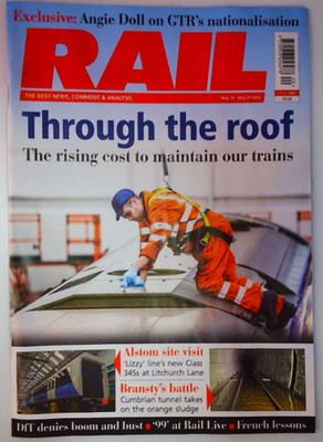 Rail magazine 13th May 2026 The rising cost to maintain our trains + Angie Doll