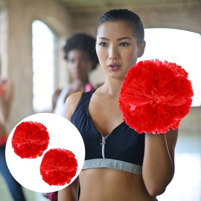  2 Stück Cheerleader Pom Poms Sportparty Tanz Nützliches Zubehör für den Sport
