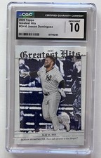 2026 Topps Series 1 - 2025 Greatest Hits Jasson Dominguez #GH-6 YANKEES CGC 10