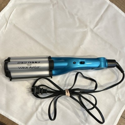 BedHead TIGI Wave Artist Waver Adjustable Heat Blue Silver Electric