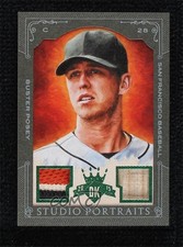 2015 Diamond Kings Studio Portraits Materials Green Framed 3/5 Buster Posey 0b0
