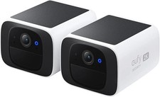 2 x Eufy Security S220 SoloCam Solar Outdoor Wireless 2K Cameras – Brand New