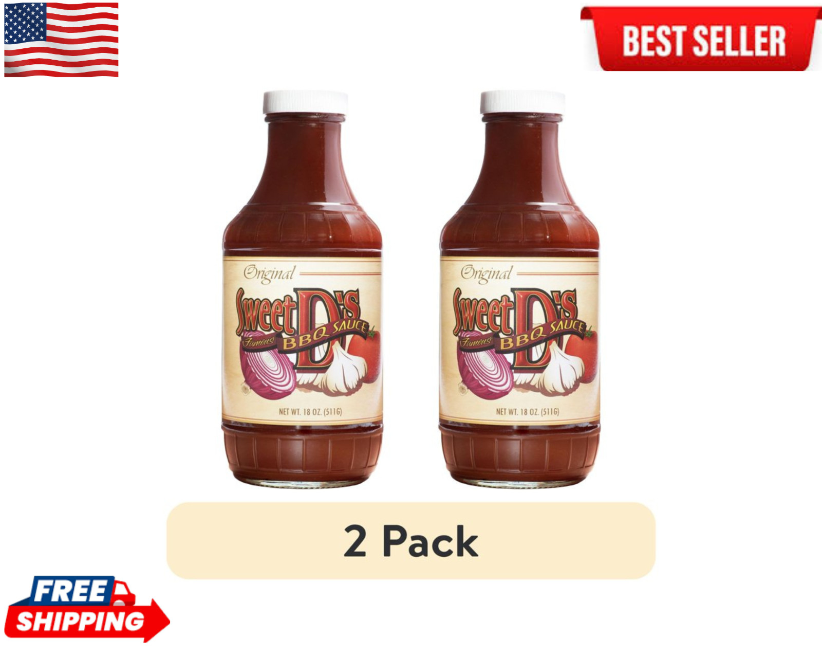 18oz Sweet Style All Natural - 2 Pack