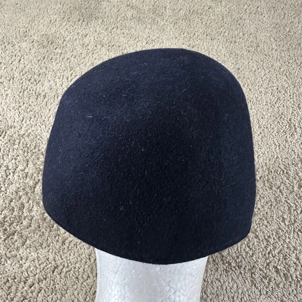 Gorra Genie by Eugenia Kim ajustada para mujer talla única azul marino lana cuero negro billete Foto 3 de 4