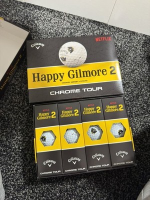 Happy Gilmore 2 - 3er Set Callaway Golfbälle in Hülle - NEU