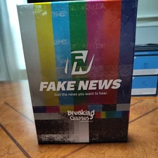 Fake News Just The News You Want To Hear Breaking Games Board Game New Sealed