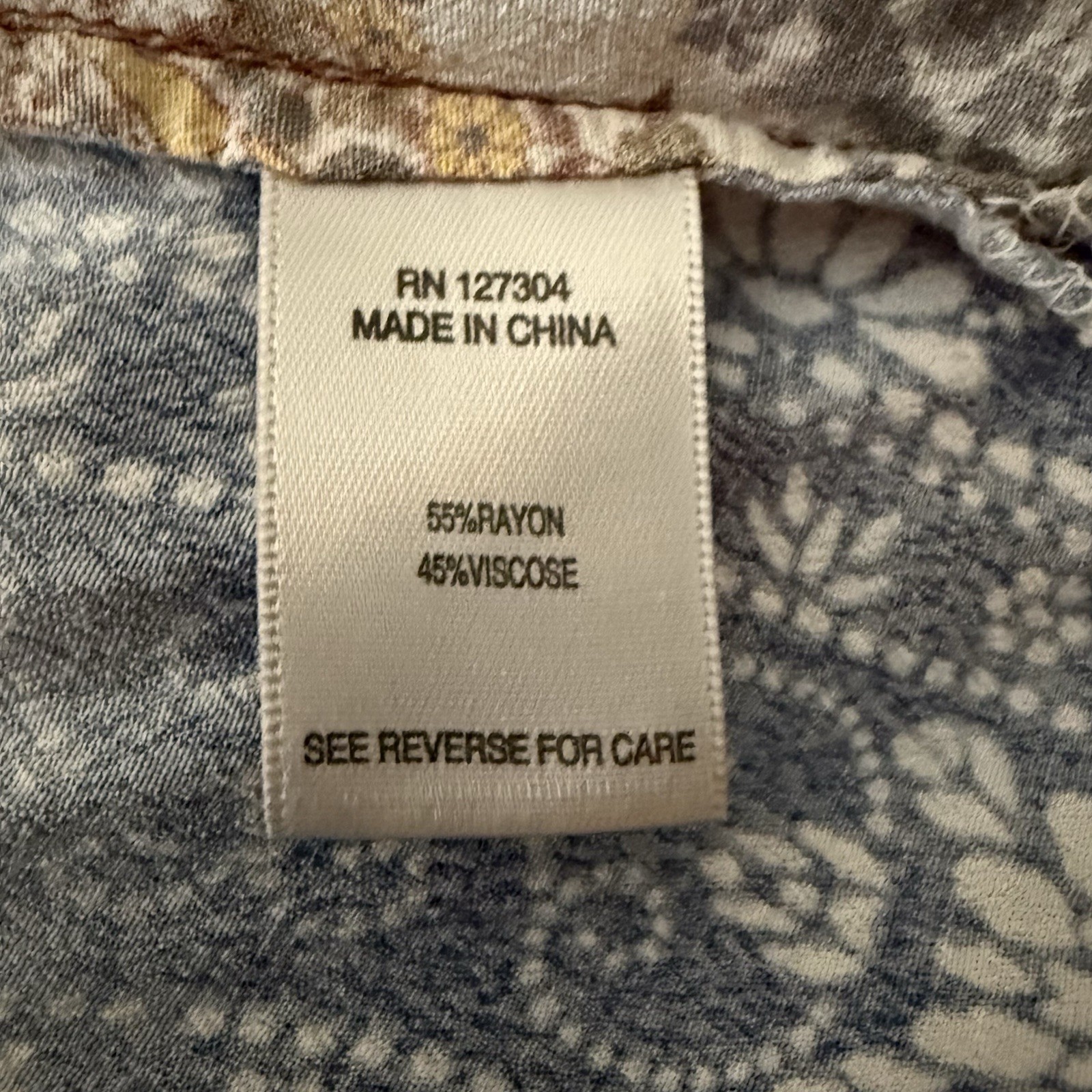 JOHN MARK XL Patchwork Floral Boho Button Up Shir… - image 6