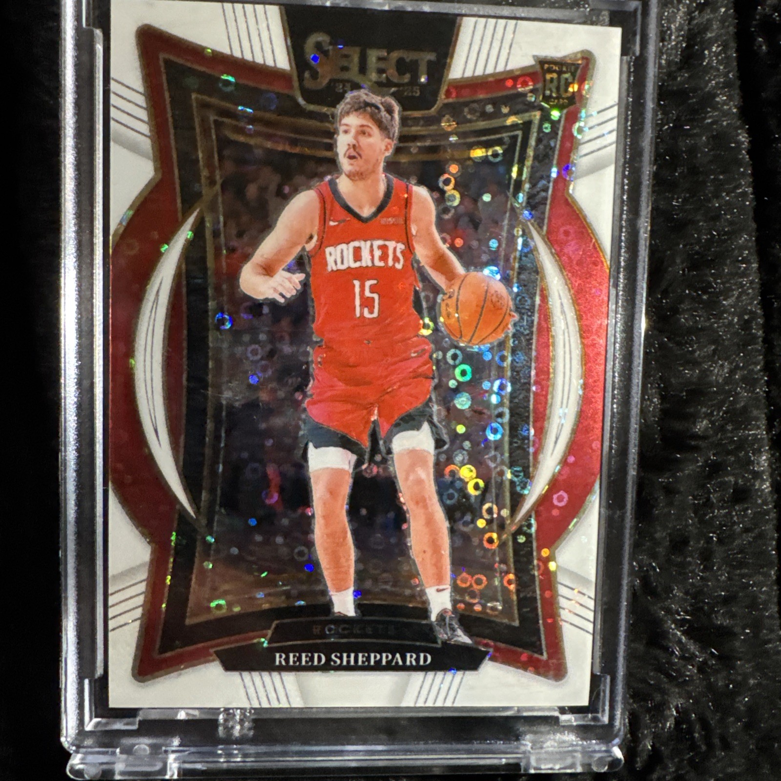 🏀🔥2024-25 Panini Select Reed Sheppard (RC) Concourse White Disco 03/75