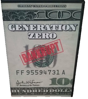 GENERATION ZERO BANKRUPT (DVD) VG Disc + Cover Art - NO CASE