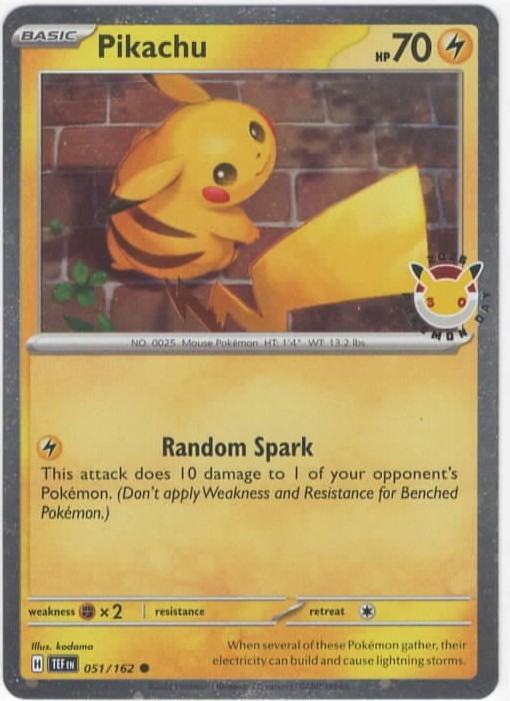 Miscellaneous Cards & Products #051/162 Pikachu