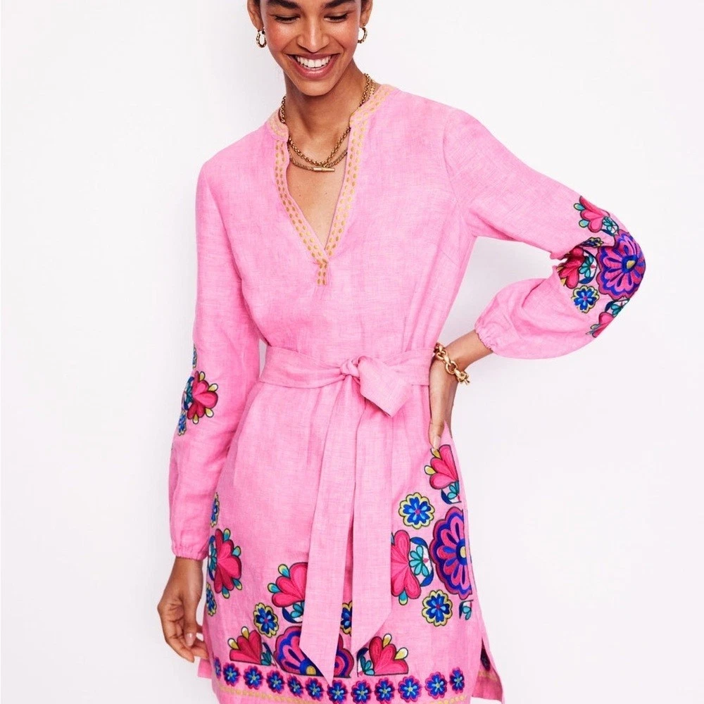 Boden Short Linen Dresses for Women for sale | eBay