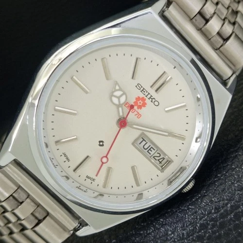 VINTAGE SEIKO EXPO 70 AUTOMATIC 6309A REFURBISHED JAPAN MENS WATCH a441768-d