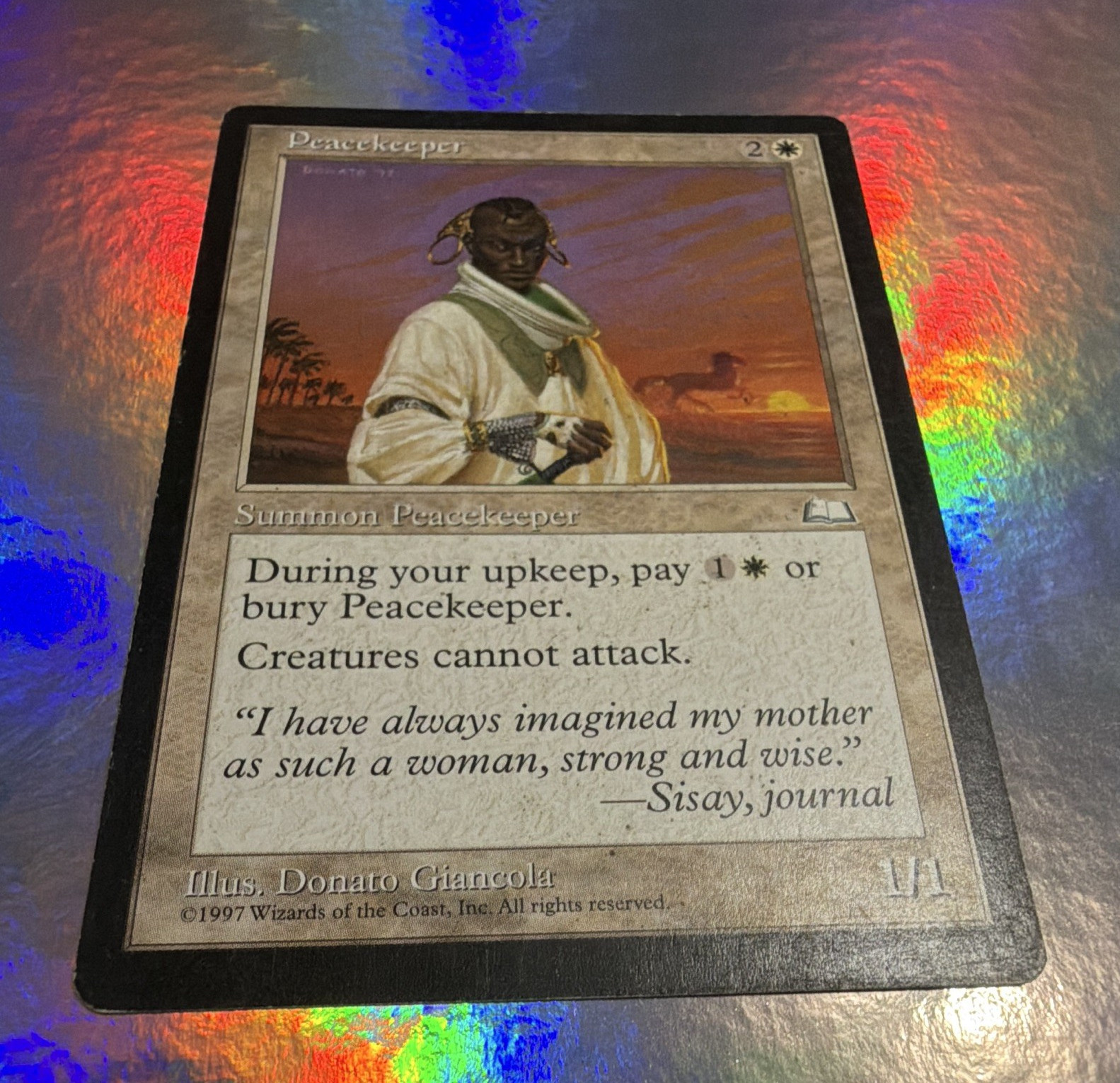 Wizards of the Coast MTG Peacekeeper Weatherlight (LP-)