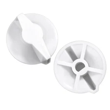 2pcs Timer Knob Replacement, Switch Spring Wound Timers for White 