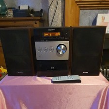 SONY MICRO HIFI CMT FX-250. SILVER/BLACK. DAB/CD PLAYER WITH REMOTE WORKING 