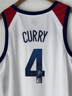 Stephen Curry Signed Team USA Basketball Autograph Nike Limited Jersey USASM BAS