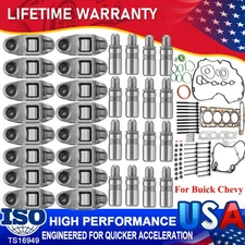 16 Rocker Arm Valve Lifters Kit & Head Gasket For Chevy Equinox GMC 2.2L 2.4L L4
