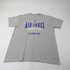 Air Force Falcons Gildan Short Sleeve Shirt Men's Gray New