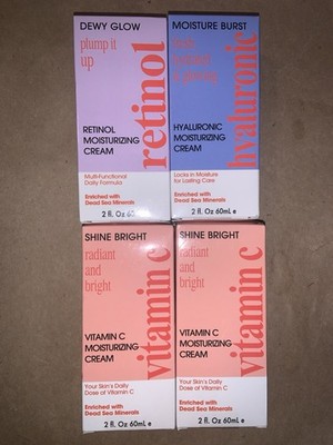 4X Dead Sea Minerals 2X Vitamin C ,1X Hyluronic Acid ,1X Retinol Serum 2fl Oz 