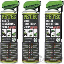 3x 500ml PETEC MULTIFUNKTIONSSPRAY KRIECHÖL ROSTLÖSER SCHMIERSTOFF MF500