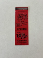 The Bella Vista Haverhill Massachusetts Matchbook Cover 343