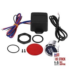 Keyless Ignition Kit, Universal 12V Car Vehicle Engine Start Push Button