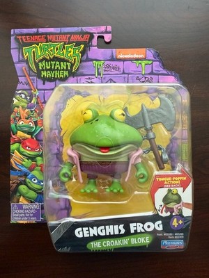 Playmates Toys TMNT Mutant Mayhem Genghis Frog Action Figure #83309 NEW